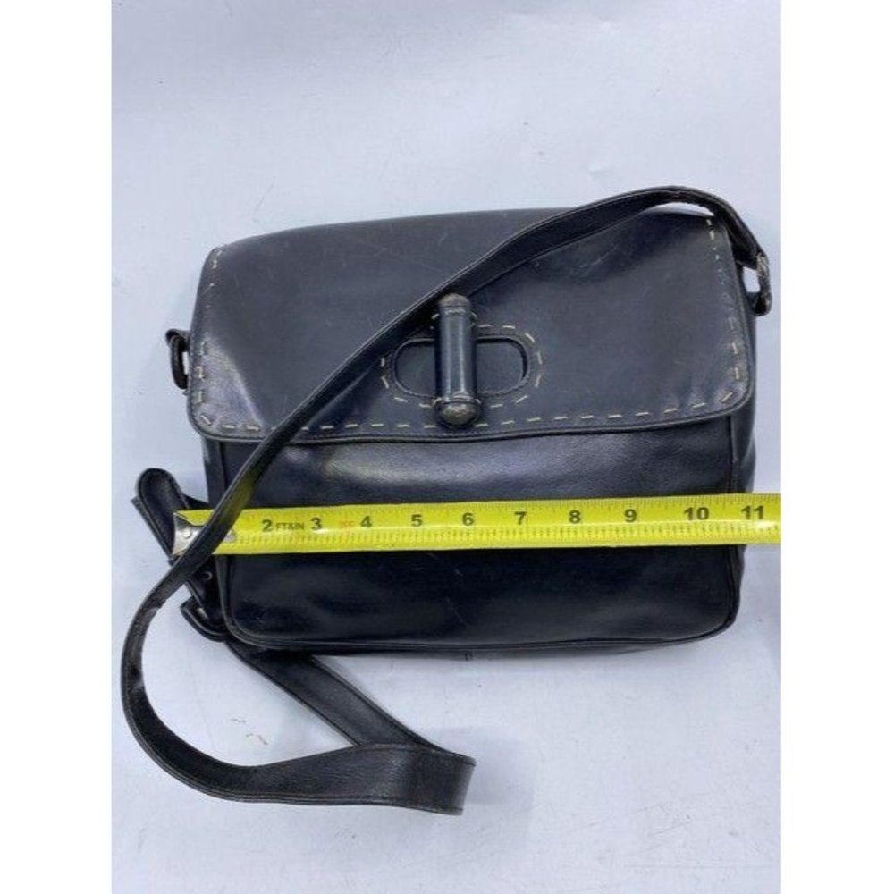 prada vintage black leather cross body bag - Picture 3 of 12